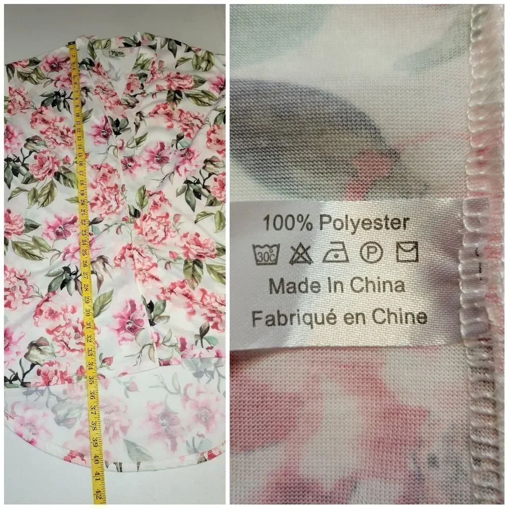 Show Me Your MuMu Floral Robe - Pink and Green - Picture 8 of 8